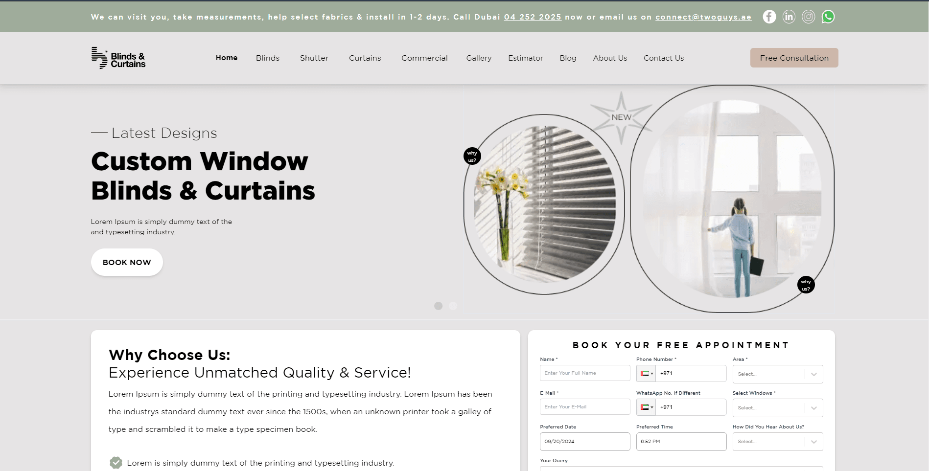Blinds and Curtains